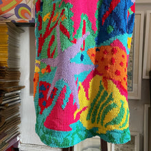Load image into Gallery viewer, A REEF DESIGN 1980s COTTON KNIT DRESS BY JENNY KEE