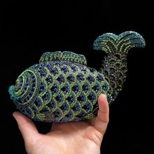 Load image into Gallery viewer, A DIAMANTÉ FISH FANTASY PURSE.