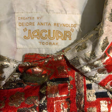 Load image into Gallery viewer, A QUALITY METALLIC JACQUARD VINTAGE 1960s BOLERO BY JAGUAR