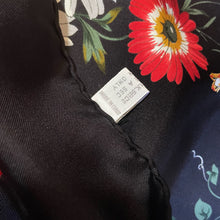 Load image into Gallery viewer, A 1990s FLORAL PRINT SILK SCARF BY CHRISTIAN DIOR