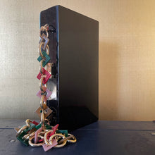 Load image into Gallery viewer, PERSPEX MOSAIC CLUTCH WITH DECORATIVE CHAIN