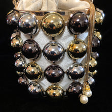 Load image into Gallery viewer, A BARBARELLA STYLE METALLIC CAGE PURSE