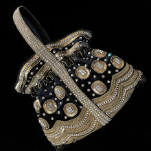 Load image into Gallery viewer, A VINTAGE DECORATIVE, EMBROIDERED INDIAN EVENING PURSE