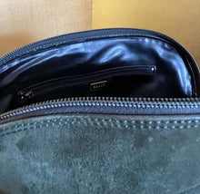 Load image into Gallery viewer, A 1990s SAGE GREEN SUEDE SHOULDER BAG BY BALLY