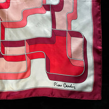 Load image into Gallery viewer, A 1970s MODERNIST SILK SCARF BY PIERRE CARDIN