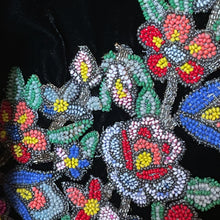 Load image into Gallery viewer, A 1930s SILK VELVET JACKET WITH EXCEPTIONAL BEADING.