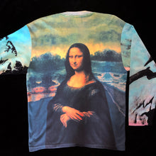 Load image into Gallery viewer, A TARMAFIA LONG SLEEVED HAND BEADED MONA LISA T SHIRT
