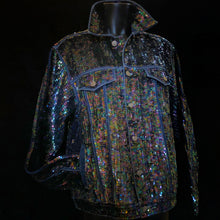 Load image into Gallery viewer, A DARK HELIOTROPE HAND SEQUINNED TARMAFIA JACKET
