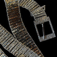 Load image into Gallery viewer, A SPECTACULAR DIAMANTÉ METAL MESH BELT