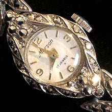 Load image into Gallery viewer, A 1950s DAINTY MARCASITE WATCH