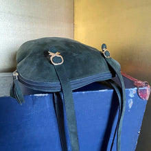 Load image into Gallery viewer, A 1990s SAGE GREEN SUEDE SHOULDER BAG BY BALLY