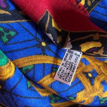 Load image into Gallery viewer, A VINTAGE 80s LARGE WOOL/SILK CHANEL SCARF