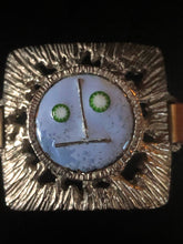 Load image into Gallery viewer, A VINTAGE MODERNIST ENAMEL ART BRACELET