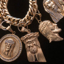 Load image into Gallery viewer, A SUBSTANTIAL JESUS THEMED CHARM BRACELET