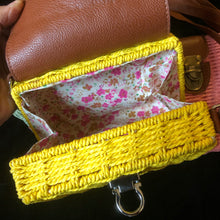 Load image into Gallery viewer, BASKETWEAVE MINI CASE BAG