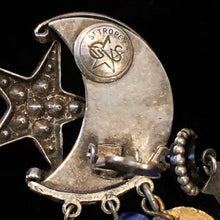 Load image into Gallery viewer, FRENCH 80s CELESTIAL CLIP ON EARRINGS