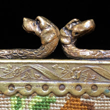 Load image into Gallery viewer, A 1930s PETITE POINT EVENING BAG WITH DOG CLASP