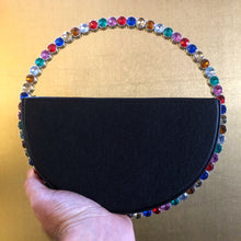 Load image into Gallery viewer, A JEWELLED WHEEL EVENING BAG