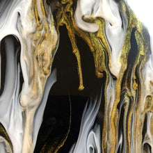 Load image into Gallery viewer, A MARBLED PERSPEX CUBE BAG