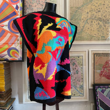 Load image into Gallery viewer, AN EARLY 1980s BROKEN HEARTS KNIT BY JENNY KEE AND PAM AYRES FOR FLAMINGO PARK