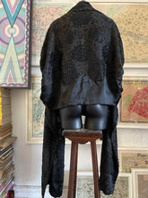Load image into Gallery viewer, A LATE VICTORIAN/ EDWARDIAN SILK BEADED SHAWL