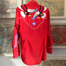 Load image into Gallery viewer, A VINTAGE 80s HAND APPLIQUÉ COWBOY SHIRT