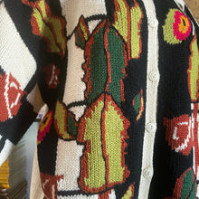 Load image into Gallery viewer, A 1980s GUMNUTS AND LEAVES KNIT CARDIGAN BY JENNY KEE
