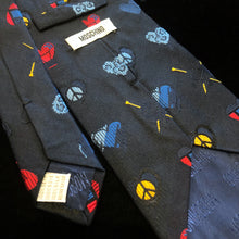 Load image into Gallery viewer, A COLLECTION OF VINTAGE MOSCHINO SILK TIES