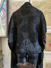 Load image into Gallery viewer, A LATE VICTORIAN/ EDWARDIAN SILK BEADED SHAWL