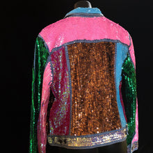Load image into Gallery viewer, A TARMAFIA VIVID HAND SEQUINNED JACKET