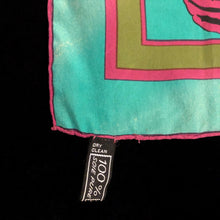 Load image into Gallery viewer, A VINTAGE 80s LANVIN SILK SHELLS PRINT SCARF