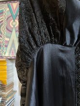 Load image into Gallery viewer, A LATE VICTORIAN/ EDWARDIAN SILK BEADED SHAWL