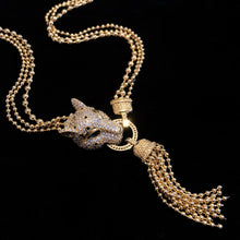 Load image into Gallery viewer, A BIG CAT DIAMANTÉ AND CHAIN COLLECTION