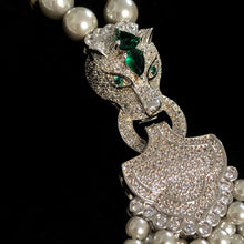 Load image into Gallery viewer, A BIG CAT PEARL TASSEL NECKLACE