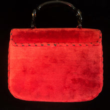 Load image into Gallery viewer, A PLUSH ITALIAN 1960s VELVETINE BAG BY GIOTTI OF FLORENCE