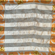 Load image into Gallery viewer, A SHEER SILK BORDER PRINT 1990s SCARF BY NINA RICCI