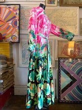 Load image into Gallery viewer, TWO COLOURFUL VOLUMINOUS MAXI GOWNS