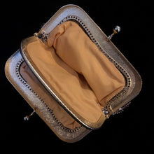 Load image into Gallery viewer, A PETITE 70s GOLD GLOMESH PURSE.