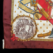 Load image into Gallery viewer, HERMÈS SILK SCARF “NAPOLEON” BY PHILIPPE LEDOUX