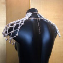 Load image into Gallery viewer, PEARL LATTICE CHOKER EXTRAVAGANZA