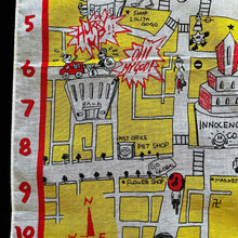 Load image into Gallery viewer, A COOL VINTAGE MAP OF TOKYO SCARF