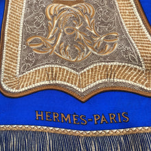 Load image into Gallery viewer, A 1986 “POSTE ET CAVALERIE” HERMÈS SILK SCARF