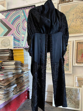 Load image into Gallery viewer, A LATE VICTORIAN/ EDWARDIAN SILK BEADED SHAWL