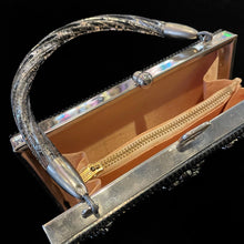 Load image into Gallery viewer, A HIGHLY DETAILED 1950s HANDBAG WITH ROSE FEATURE