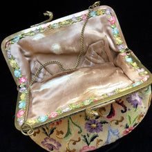 Load image into Gallery viewer, A 1930s PETITE POINT EVENING BAG WITH DOG CLASP