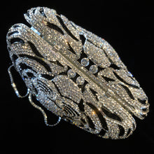 Load image into Gallery viewer, A DIAMANTÉ ENCRUSTED TIGER FANTASY CLUTCH