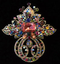 Load image into Gallery viewer, EDWARDIAN STYLE JEWELLED BROOCH