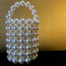 Load image into Gallery viewer, PETITE BEADED BUCKET BAG