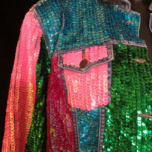 Load image into Gallery viewer, A TARMAFIA VIVID HAND SEQUINNED JACKET
