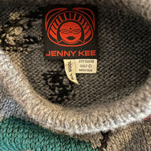 Load image into Gallery viewer, A 1980s STYLISED GUM LEAF HAND KNIT JUMPER BY JENNY KEE